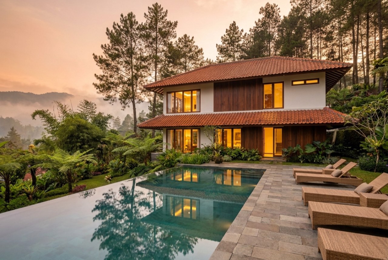 Foto Villa Pinus Asri di Lembang